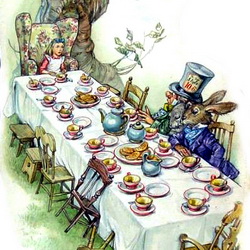 Lewis Carroll: Alices Adventures in Wonderland - The Cheshire Cat & A Mad Tea Party.