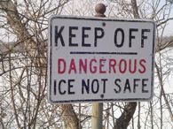 keep off ice