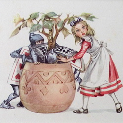 Lewis Carroll: Alices Adventures in Wonderland - In the Queen's Garden.