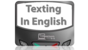 texting in English 